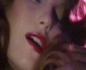 AVALON - vintage 80's redhead lingerie music video from linda carol