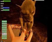Fuck her pussy and mouth however you want! The Single Goblin sex cam demo, video game play through from hentai game demo gameplay