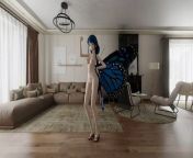 Genshin Raiden Shogun Butterfly - user331852 - Blue Hair Color Edit Smixix from mom insect sex video of rentv