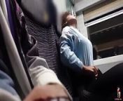 Italian Girl Gives Me a Handjob on the Train from train