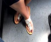 perfect soft feet from older girl in sandals from indian girl in sandas