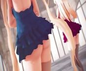 Mmd R-18 Anime Girls Sexy Dancing Clip 314 from rituparna sengupta all hot r
