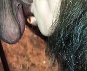 Milking the last drops out after a heated blowjob from indian matures