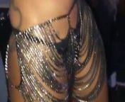 Draya Michele showing off big boobs and big ass at a party from big boobs and big black cock