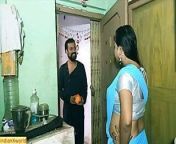 Desi hot bhabhi having sex secretly with house owner’s son!! Hindi webseries sex from telugu housew