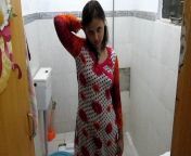 Sexy Indian Bhabhi In Bathroom Taking Shower Filmed By Her Husband – Full Hindi Audio from indian bhabhi in