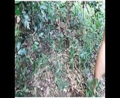 STRANGER FUCKS AUNTY in the JUNGLE from indian middle age aunty in saree fuck with young boy