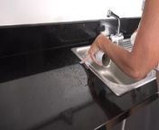 mature granny pissing in sink from asenk a
