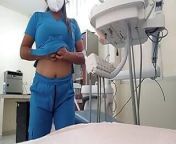 dental student masturbates in the doctor's office from dental doctor sexi
