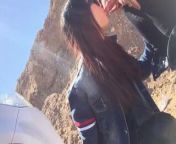 Asian gf BJ & Quickie Outdoors from sexy asian gf bj to friend