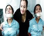 Latina Schoolgirls Massively Gagged from eva maria grain tape gagged