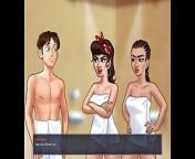 Summertime Saga. guy is watching hot milf taking a bath before going to college ep.28. from 28 comedy