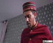 MILFY Stunning MILF Athena uses bellboy for her pleasure from milf with a attitude