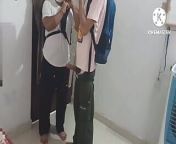 Desi college students fun in Toilet Giving blowjob to eachother from indian toilet gay sex