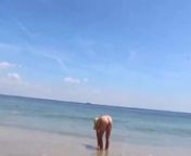 WANDERING ON THE BEACH - saf from nudist boy butt