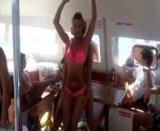 Iaraeli Young guys are having a party on a yacht from iara dutta hot scene