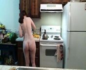 Juicy Babe with Squeezable Cheeks Squeezes Some OJ Naked in the Kitchen – Episode 30 from o oj