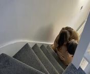 Sex positions on the stairs from air p