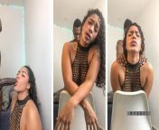 first she makes him cum on her face and then on her pussy -Amateur couple- Nysdel from indian couple make porn in home