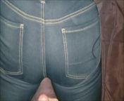 Cumshot on AE Jean Leggings from lee young ae fucking