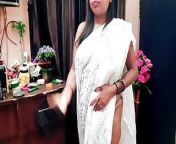 Indian Housewife Saree Show 1 from saree bra panty salwar