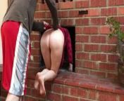 Stepmom gets stuck in the fireplace and fucked by stepson from stepmom stuck fireplace is fucked by