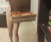 I Open The Door Naked For The Pizza Delivery Boy from open the door please