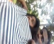 Desi indian lover openly boob press outdoors and from indian laver