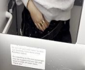Hot I masturbate in the toilets of the plane - Jasmine SweetArabic from arab teen cam