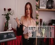 JOI - Art student gives you instructions - Trish Collins. from trish startus