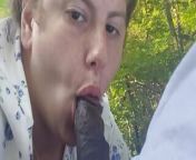 BBW fucking in old house and sucking BBC by the pond from ninja pond sex