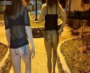 Girls go out naked in public square looking for someone to have sex and find gifted fucker of the night from com night video of