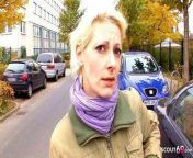 Shy German Housewife Picked Up for Porn Casting Sex Without Condom from publicagent sex videos