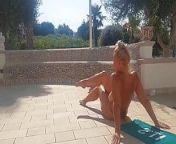 Beautiful naked amateur wife outdoor games from german wife outdoor