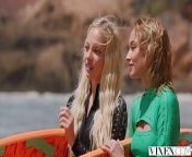 VIXEN Surf Bunnies Bella, Kelly, Christy Seduce Instructor from wiping we