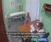 FakeHospital horny doctor gives sexy slim blonde orgasms from slim nursing xxx big boobs sex sister video in american