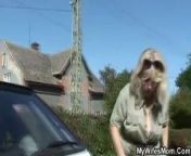 Wife catches then fucking outdoor from mom catch son and girlfriend