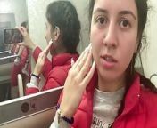 Risky masturbation and pissing in the airplane toilet from asai xnxww girls pissing toilet pooping shit video com