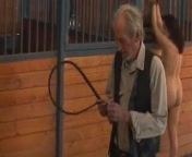 Naked Barn Whippings from spanking in the barn