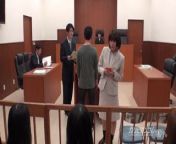 asian lawyer having to hand job in the court from japanese phimosis hand job