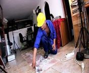 Tradesman fucks hot girl in house! from inch black men sexy african video xx www com