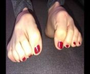Alexia's hot (size 36) feet, part 3 from 36 size boob girl
