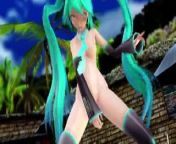 MMD MIKU PLAYS WITH DILDO from mmd miku farts