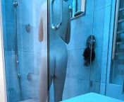 Busty Brunette Gets Peeked on in Shower Hentai nipples by Andrewtatt from ดูสาวอาบน้ำเห็นนม