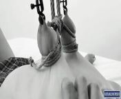 GYM is OVERRATED: Saggy tits predicament Bondage Torture- Bdsmlovers91 from shibari kalahari