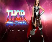 VRCosplayX Your Fuck With Freya Parker As JANE MIGHTY THOR Will Become Extraordinary Myth VR Porn from sreya hot sex vidios