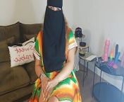 Arabian Wife in Niqab Masturbate - (Arabic En Darija) SweetArabic from niqab jerk