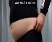 Fat Teen Tries on Tight Work-Out Clothes from cubby fat teen gay