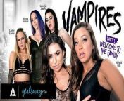 GIRLSWAY – Abigail Mac Is Gangbanged Hard By A Vampire Coven from 腐团儿
