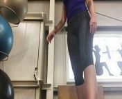 Quick work out before I fly out to NYC! Excited for hotel gyms... change of scenery! from quick fuck before gym amateur girlfriend gets cum in pussy wearing shorts